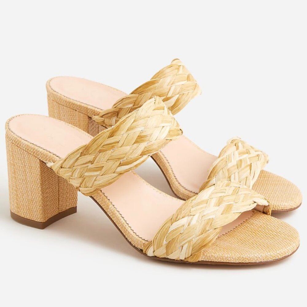 J. Crew Lucie woven braided-strap sandals - Size 7 - New Condition